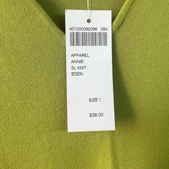 Chico’s Apparel Annie Sleeveless Knit Eden Green; NWT; M/8 - Picture 9 of 12